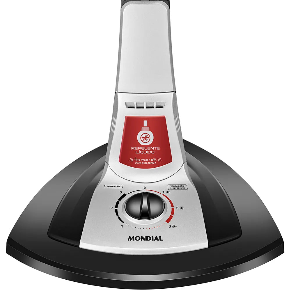 Ventilador de Mesa Mondial Turbo Tech Repelente Líquido VT-RP-03-6P