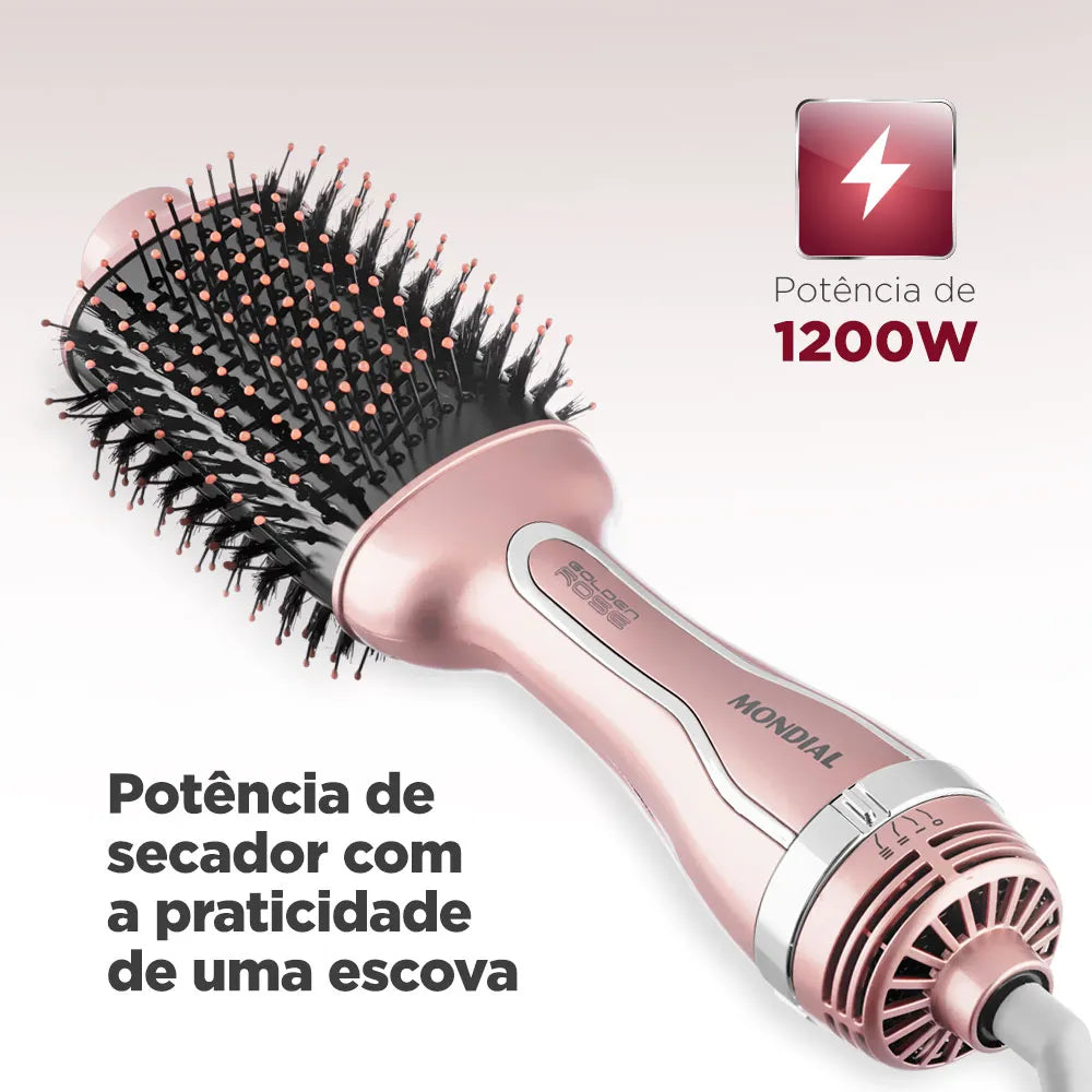 Escova Secadora Mondial Golden Rose 1200W ES-02
