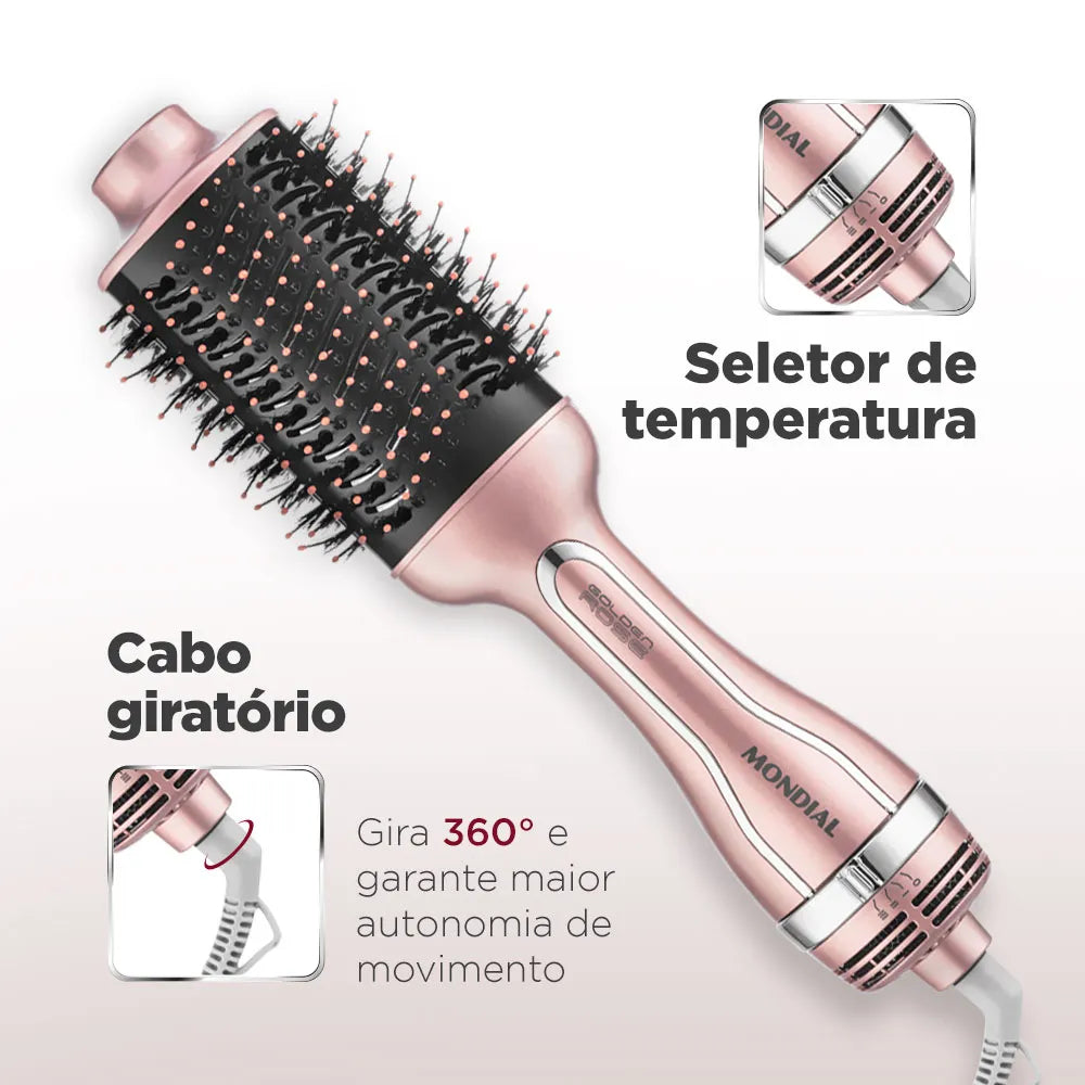 Escova Secadora Mondial Golden Rose 1200W ES-02