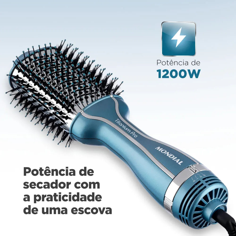 Escova Secadora Mondial Azul 1200W ES-28