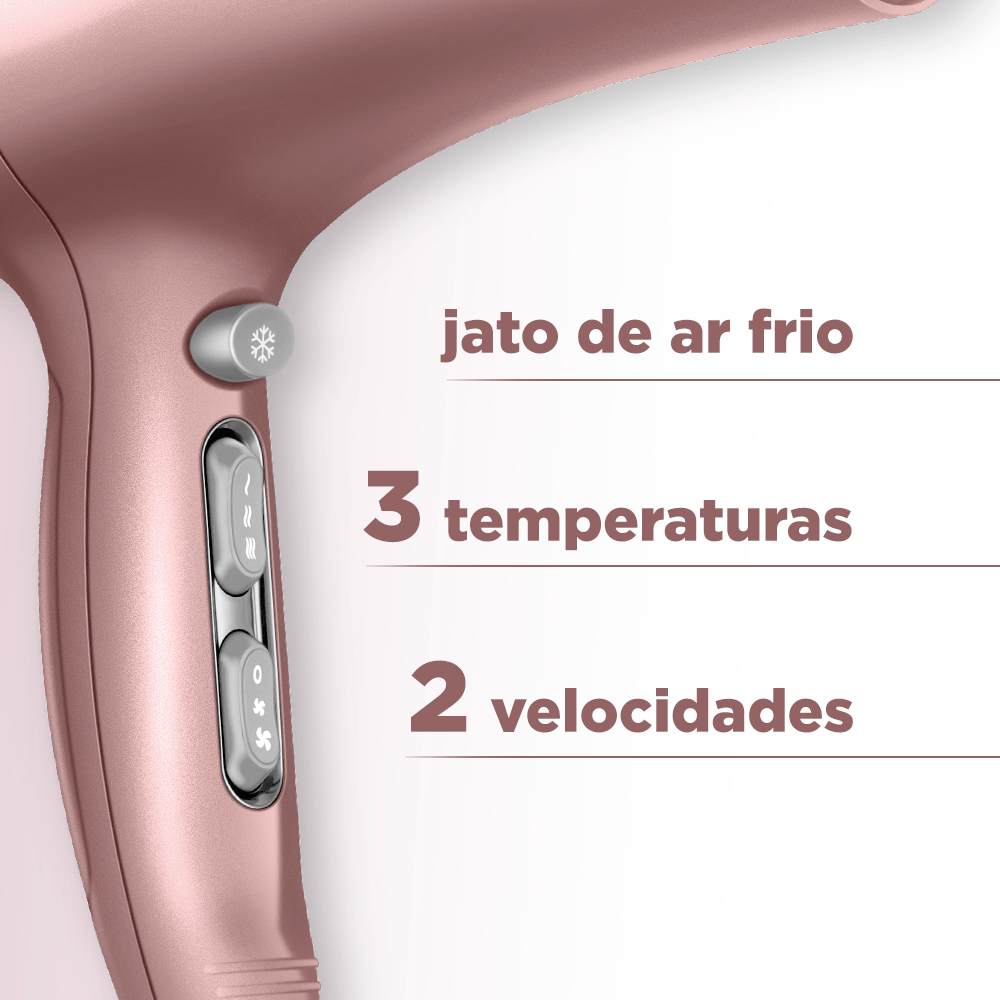 Secador de Cabelos Profissional Mondial - SCP-03