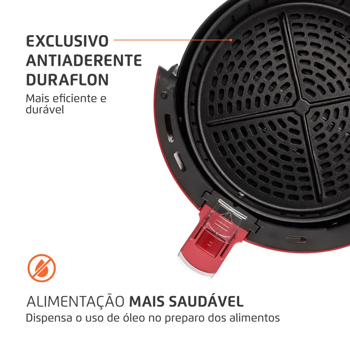 Fritadeira Sem Óleo Air Fryer 3,2L Mondial- AF-34-R