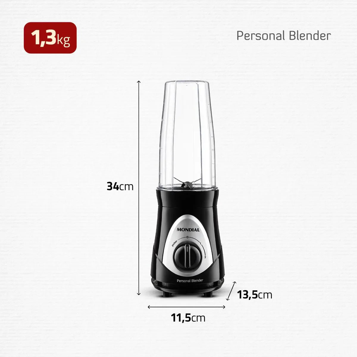 Liquidificador Portátil Mondial Personal Blender DG-01