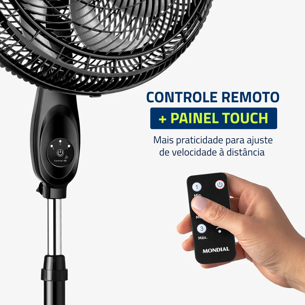 Ventilador de Coluna Turbo Mondial 40CM VTX-40C-8P-CR