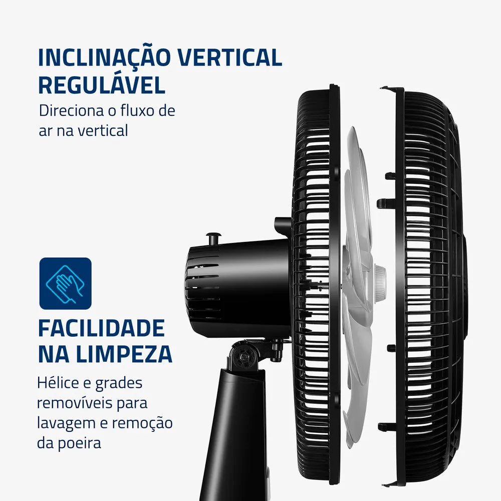 Ventilador de Mesa 40cm Turbo - NVT-40-8P-B