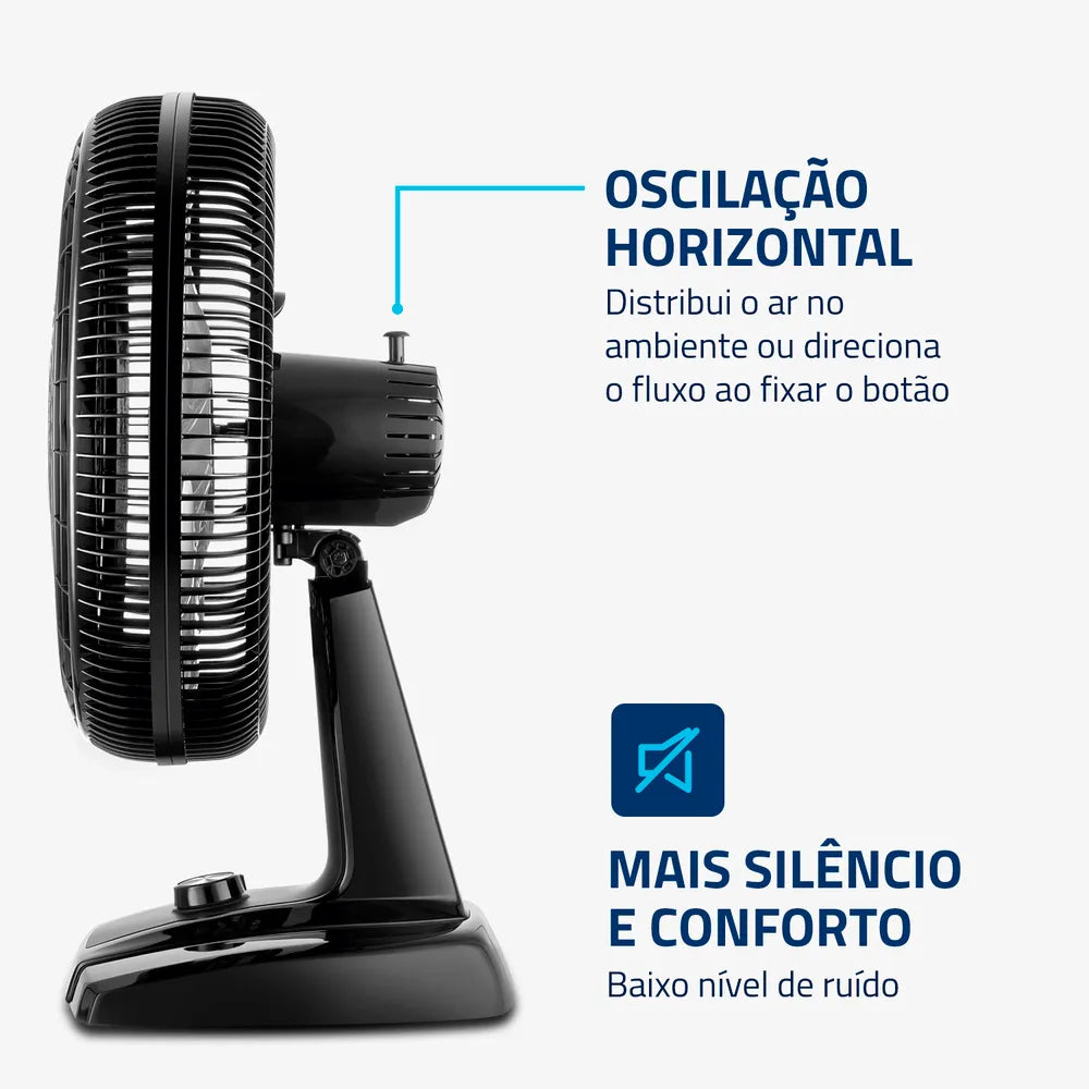 Ventilador de Mesa 40cm Turbo - NVT-40-8P-B