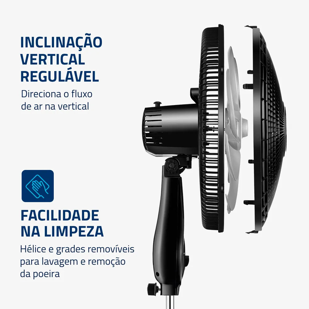 Ventilador de Coluna Mondial 6 pás VSP-40C-B