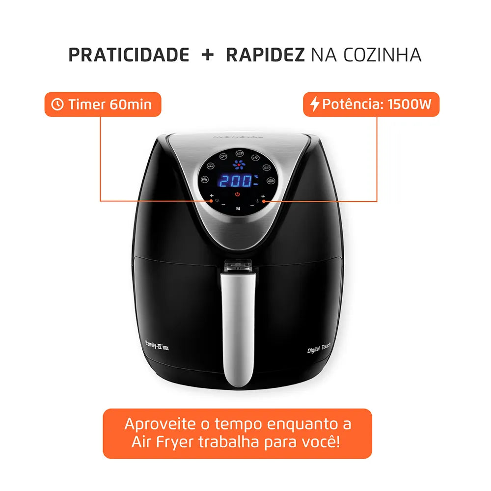 Fritadeira Sem Óleo Air Fryer 3,5L Mondial AF-30-DI