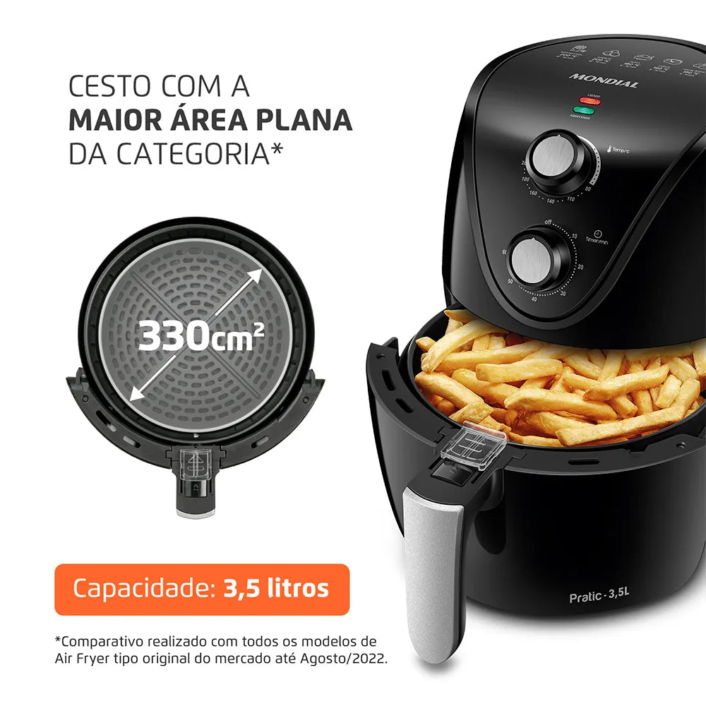 Fritadeira Sem Óleo Air Fryer 3,5L Mondial AF-31