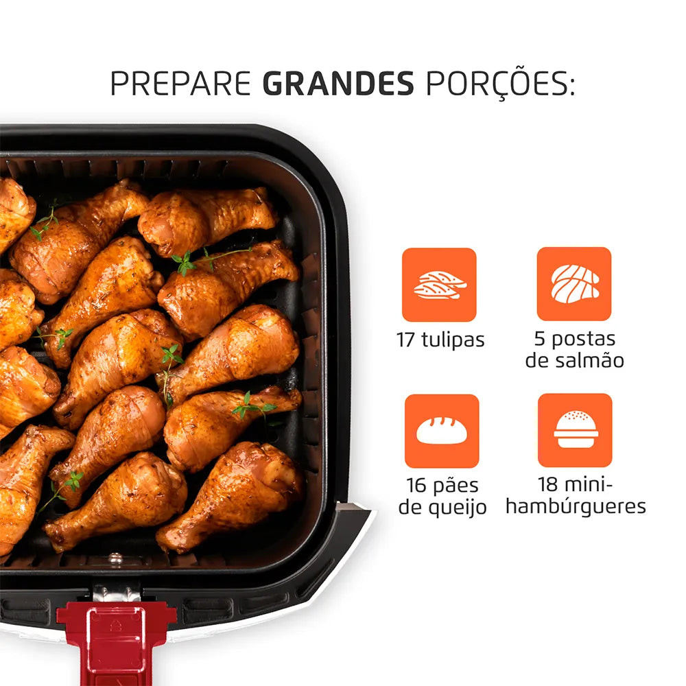 Fritadeira Sem Óleo Air Fryer 5L Mondial AFN-51-WR