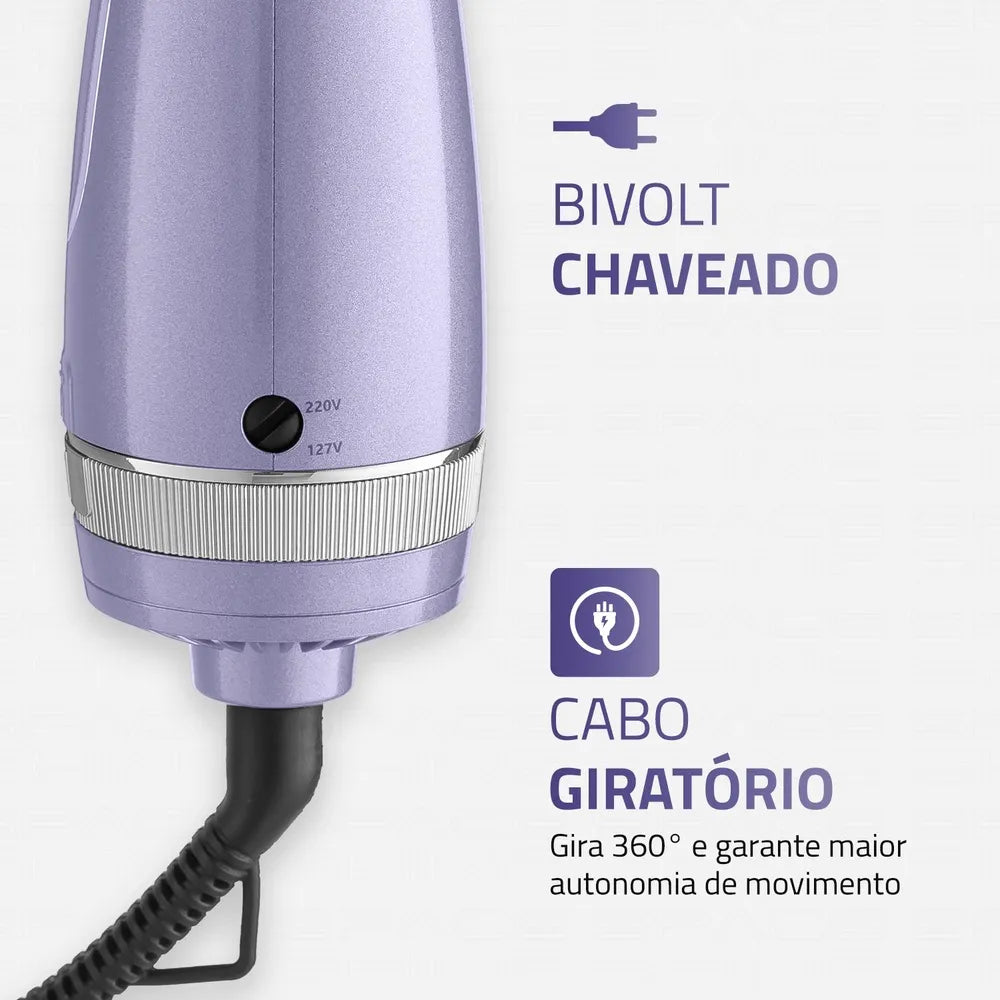 Escova Secadora Space Shine Mondial Lilás 1300W - ES-21