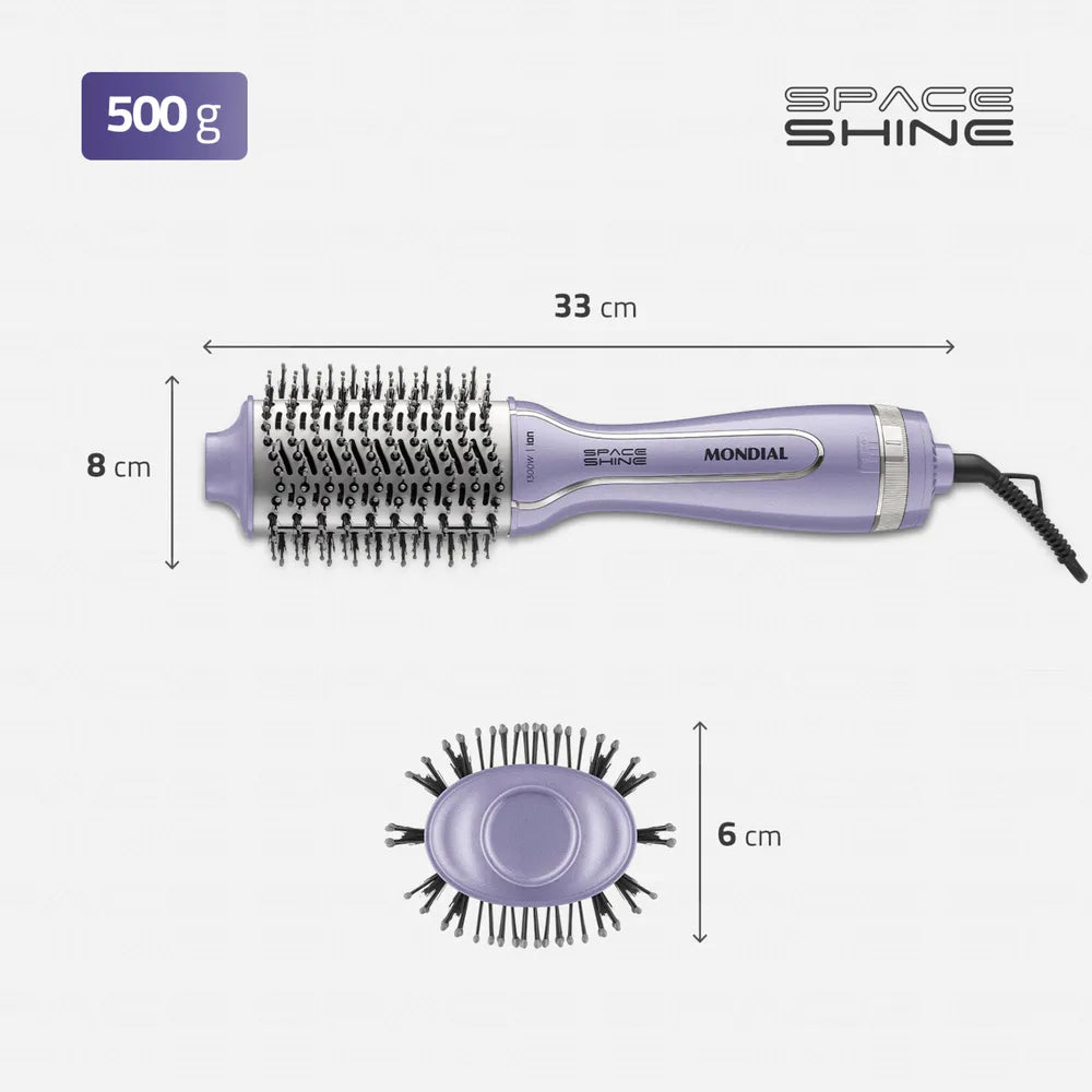 Escova Secadora Space Shine Mondial Lilás 1300W - ES-21