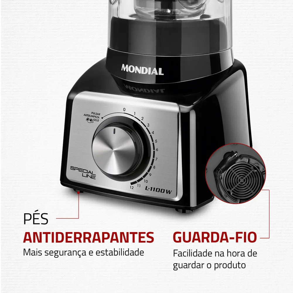 Liquidificador Mondial L-48-B-SL 127V/60Hz