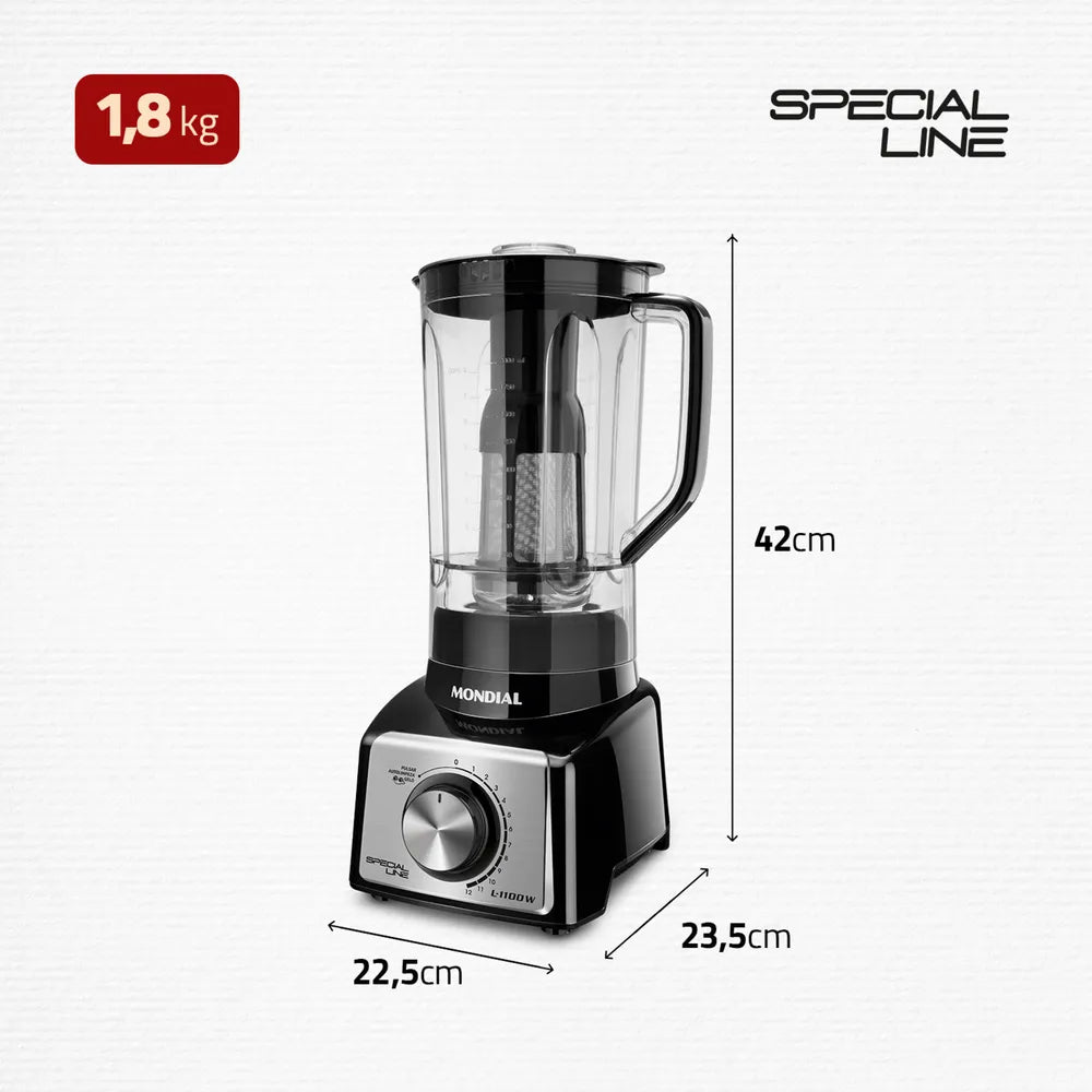 Liquidificador Mondial L-48-B-SL 127V/60Hz