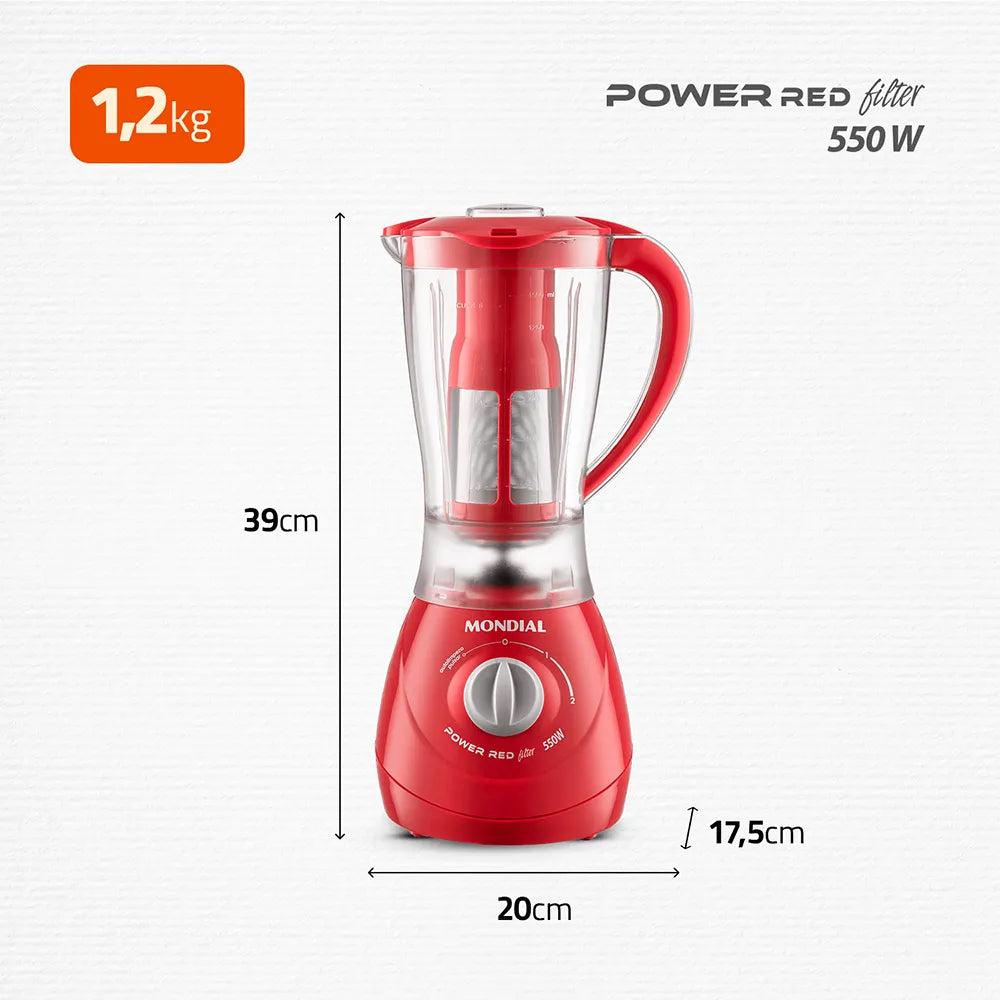 Liquidificador Mondial Turbo Power L-77