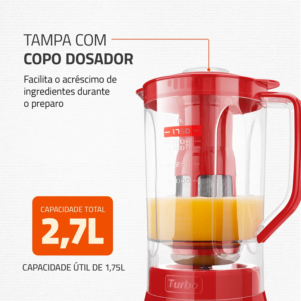 Liquidificador Mondial Turbo L-900 FR