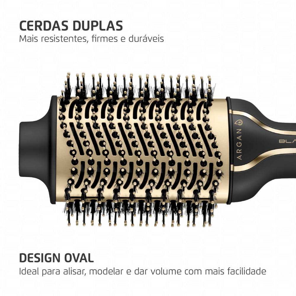 Escova Secadora Black Gold Argan Mondial ES-15