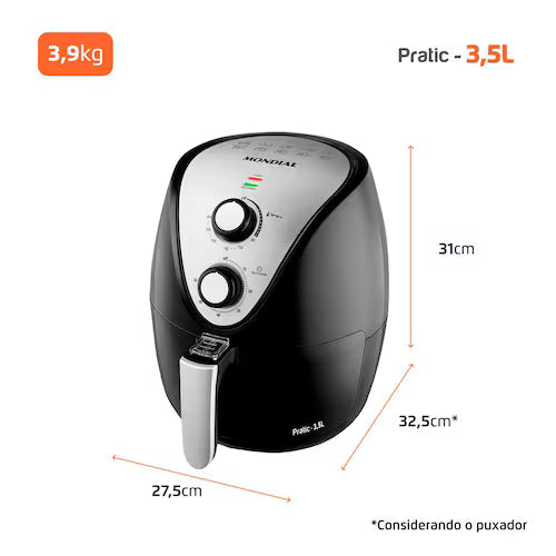 Fritadeira Sem Óleo Air Fryer 3,5L Mondial AF-30