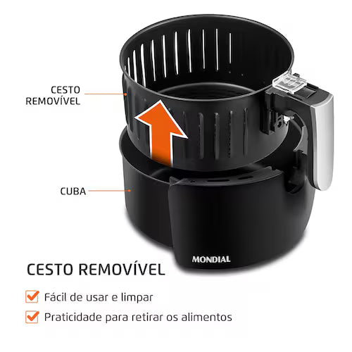 Fritadeira Sem Óleo Air Fryer 3,5L Mondial AF-30