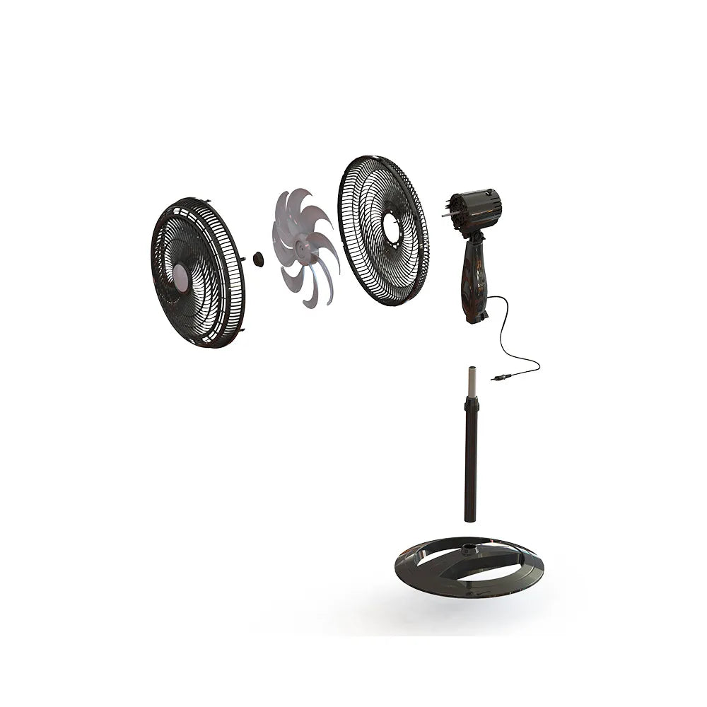 Ventilador de Coluna Mondial Bravo Turbo e Force 8 NVT-40C-8P