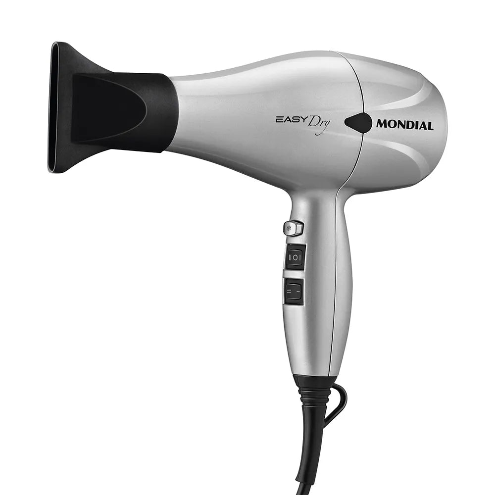 Secador de Cabelos Easy Dry Pro Mondial Prata 2000W SC-17