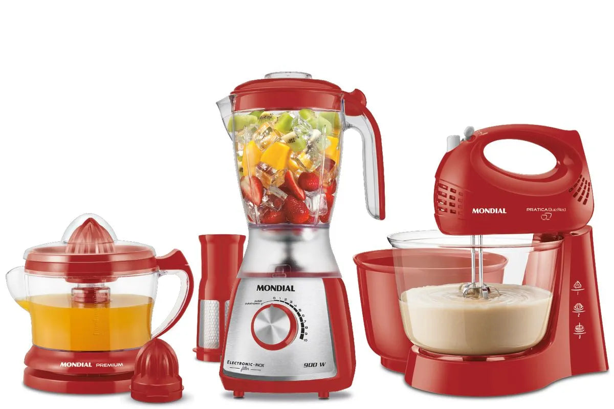 Conjunto Especial Mondial Gourmet Red IV KT-77