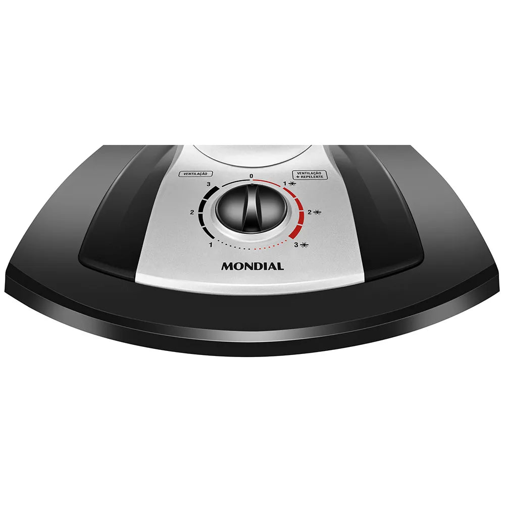 Ventilador de Mesa Mondial Turbo Tech Repelente Pastilha VT-RP-02