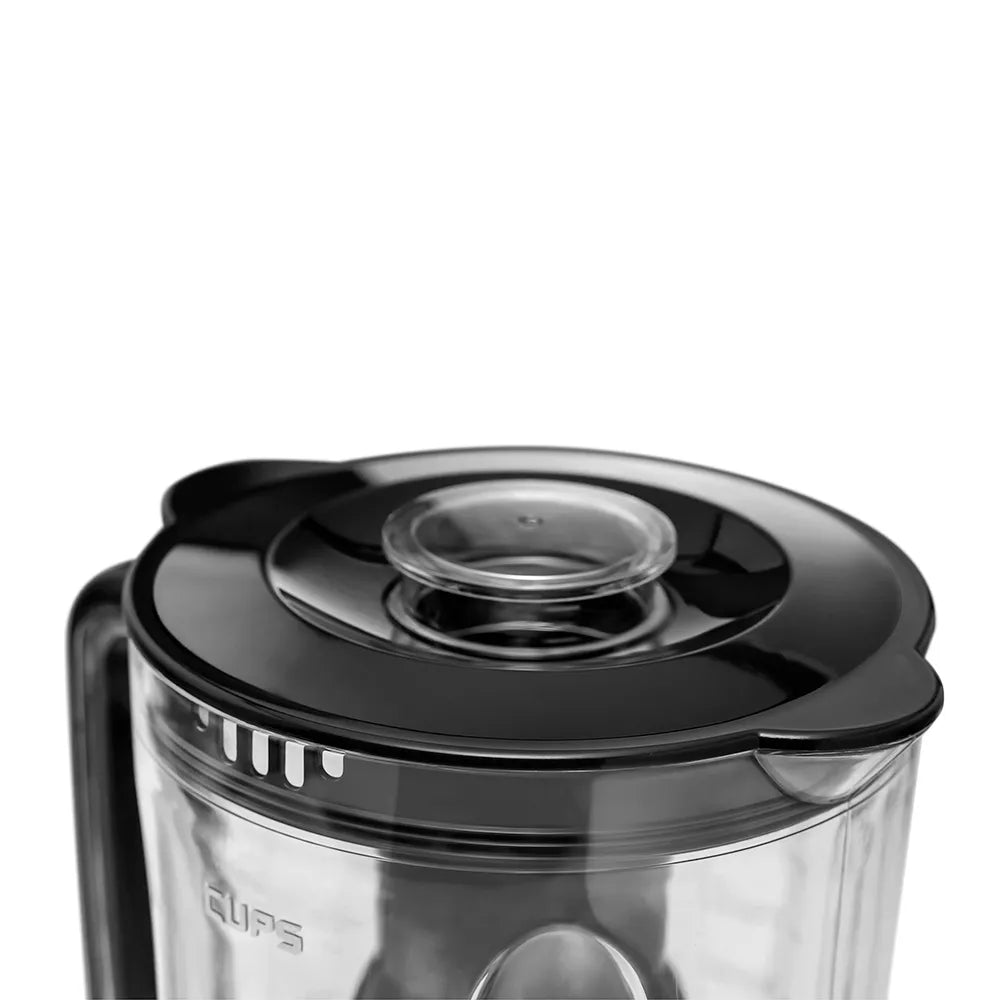 Copo Cristal com Filtro e Tampa do Liquidificador Mondial L-1200 Preto
