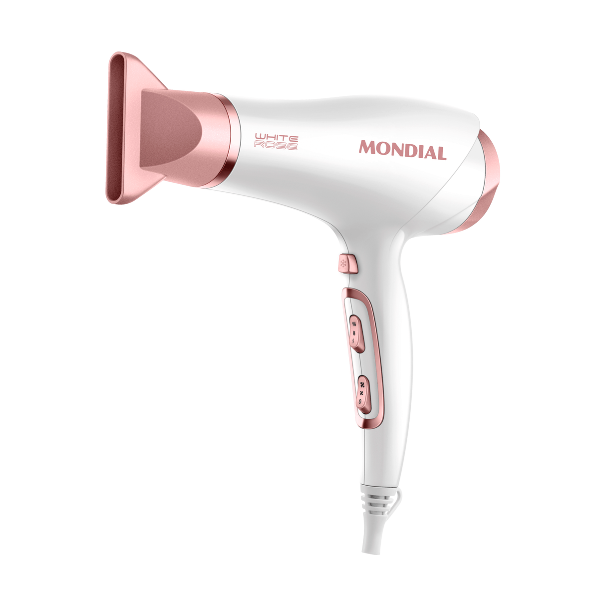 Secador de Cabelos Mondial Branco e Rose Gold 2000W SCN-50