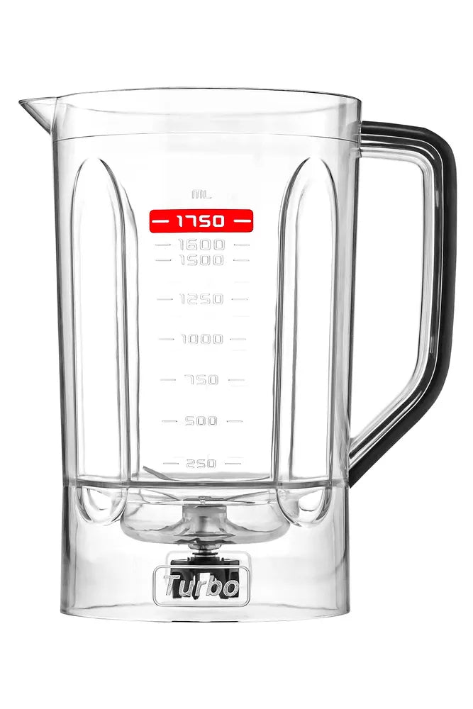 Copo Cristal com Filtro e Tampa do Liquidificador Mondial L-900-FB - Preto