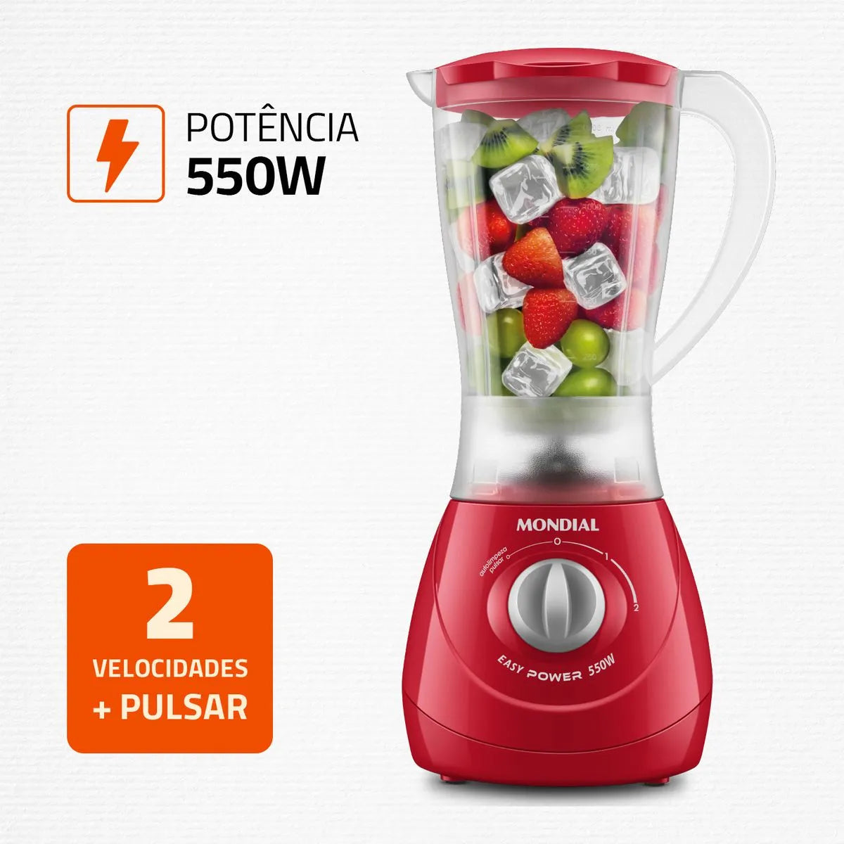 Liquidificador Mondial Easy Power 550W L-550-R