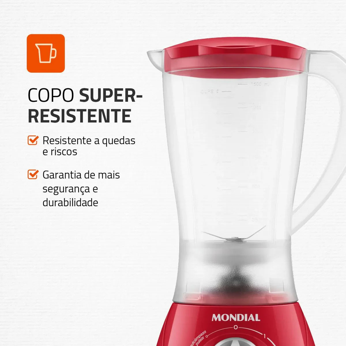 Liquidificador Mondial Easy Power 550W L-550-R