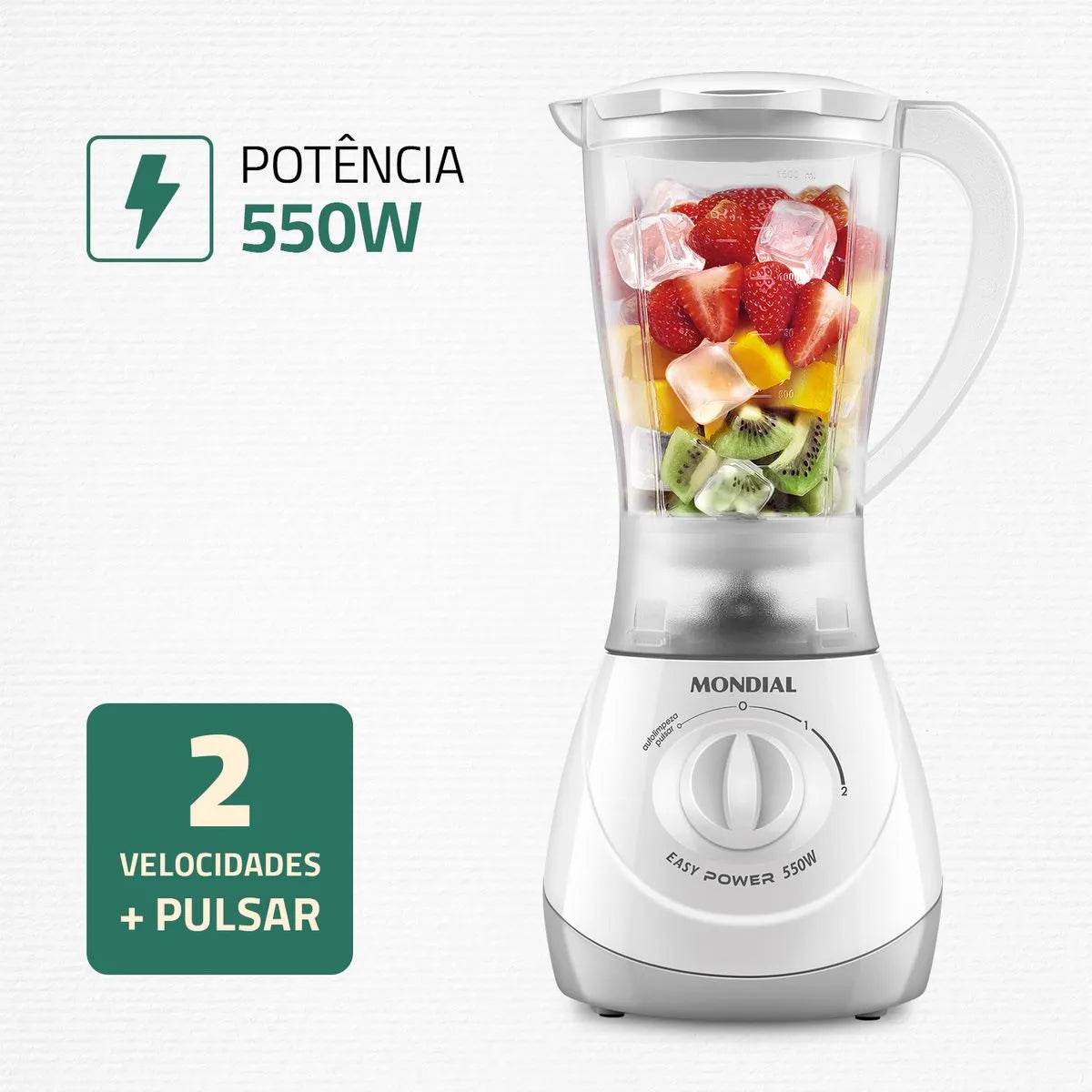 Liquidificador Mondial Easy Power 550W L-550-W