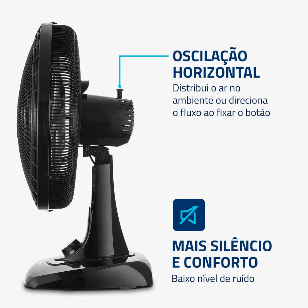 Ventilador de Mesa Mondial 6 pás VSP-40-B