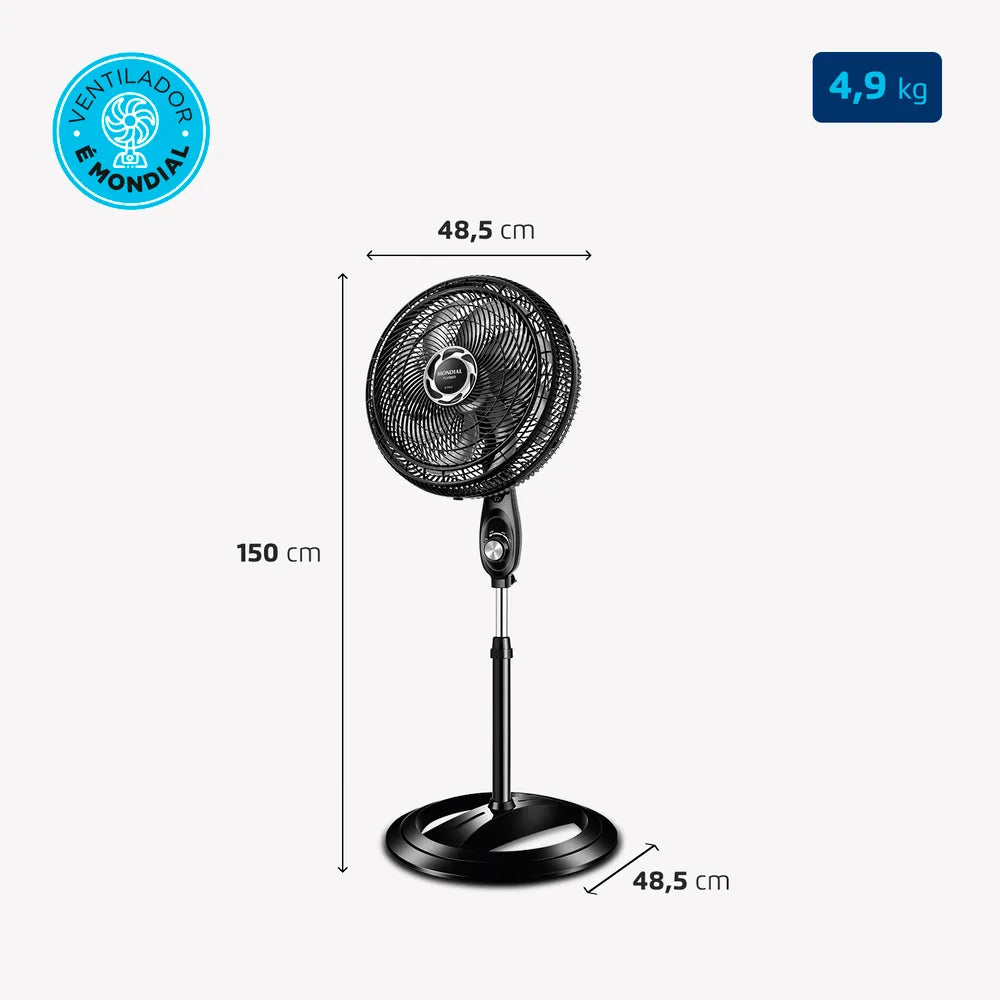 NVT-40C-8P-B - Ventilador de Coluna 40cm Turbo
