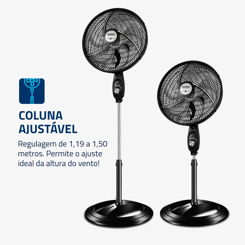 Ventilador de Coluna Mondial 6 pás VSP-40C-B