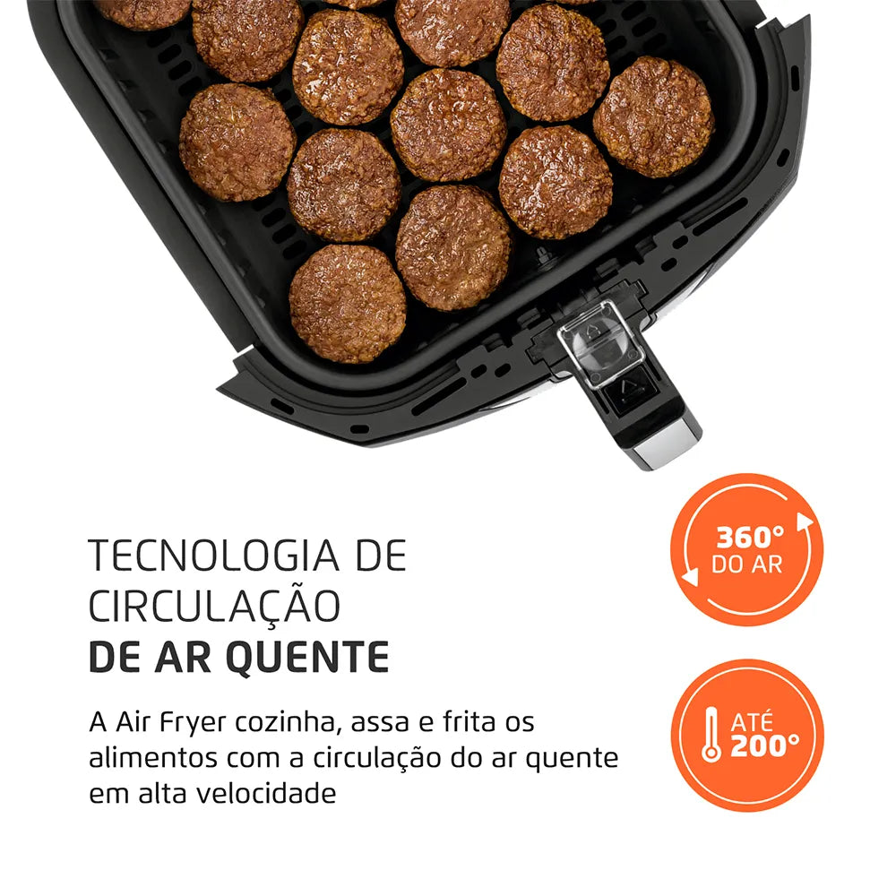 Fritadeira Sem Óleo Air Fryer 6 Litros AFN-60-BI Mondial