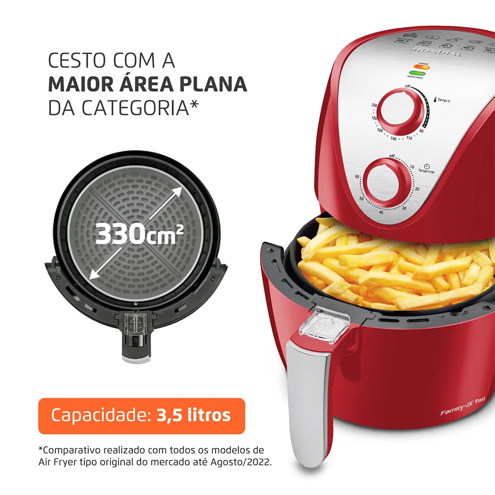 Fritadeira Sem Óleo Air Fryer Mondial AF-32-RI