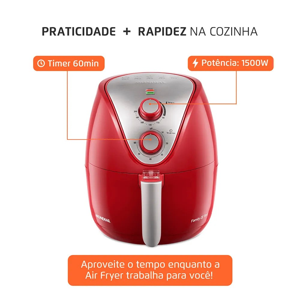 Fritadeira Sem Óleo Air Fryer Mondial AF-32-RI