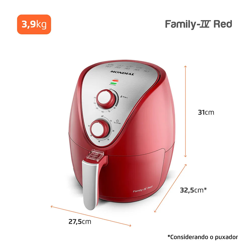 Fritadeira Sem Óleo Air Fryer Mondial AF-32-RI