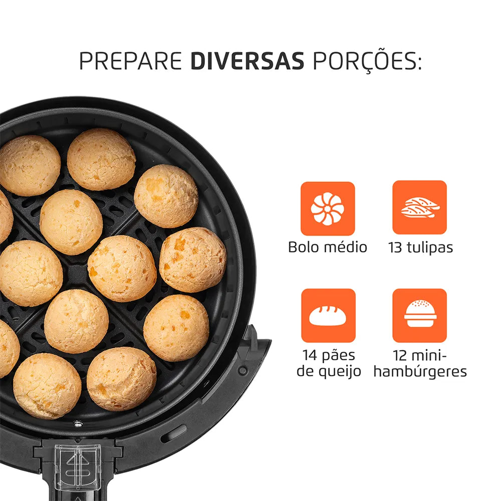 Fritadeira Sem Óleo Air Fryer Pratic 3,6L Mondial AF-36-BI