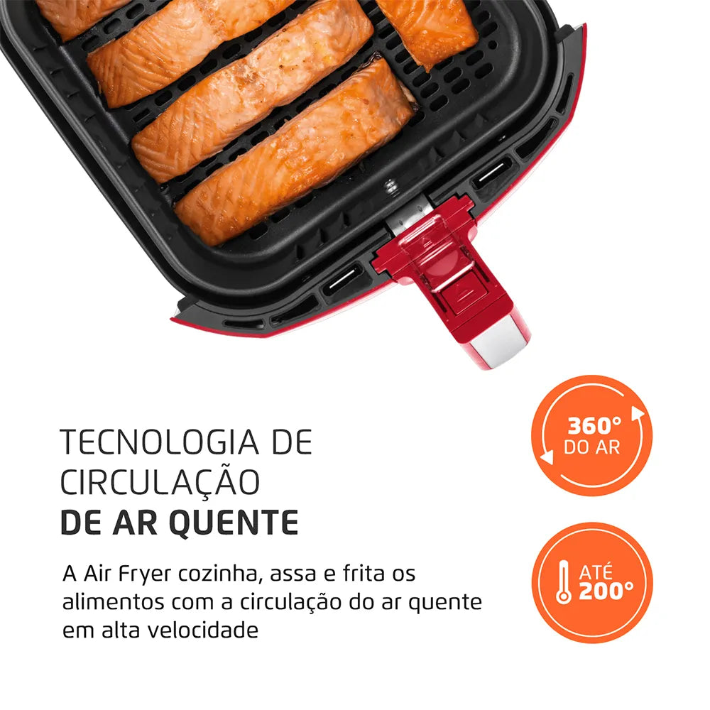 Fritadeira Sem Óleo Air Fryer 5L Mondial AFN-50-RI