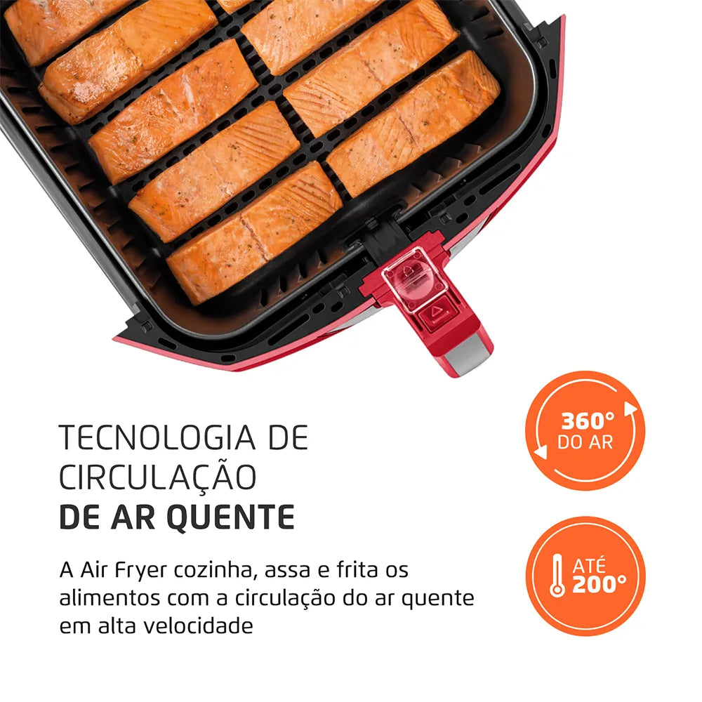 Fritadeira Sem Óleo Air Fryer 8 Litros AFN-80-RI Mondial