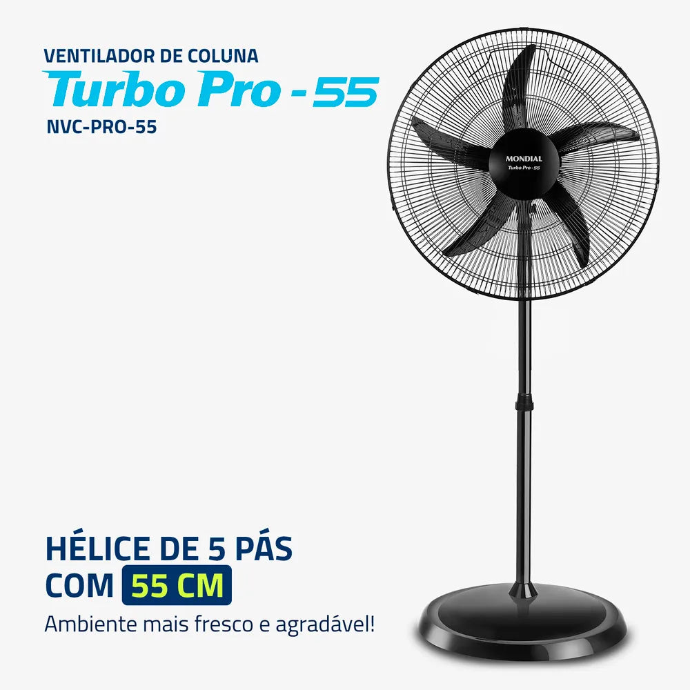 Ventilador de Coluna Mondial NVC-PRO-55