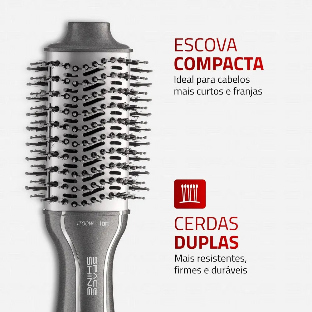 Escova Secadora Space Shine Mondial Grafite 1300W ES-20