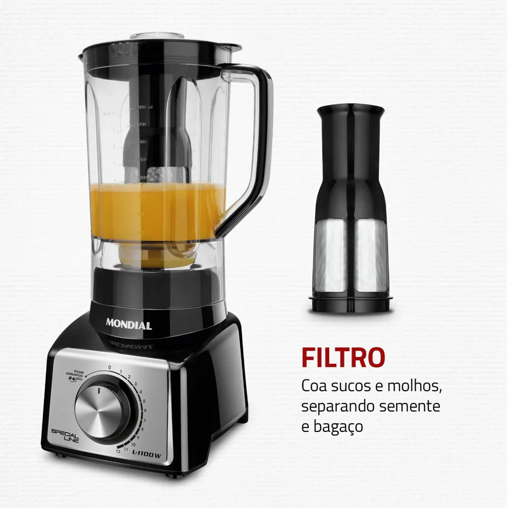 Liquidificador Mondial L-48-B-SL 127V/60Hz
