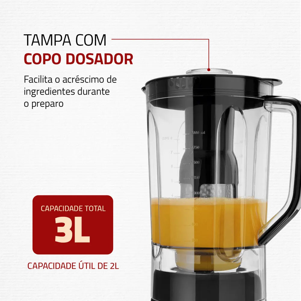 Liquidificador Mondial L-48-B-SL 127V/60Hz