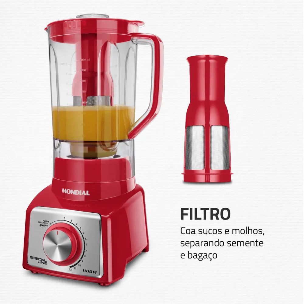 Liquidificador Mondial L-48-R-SL 220V/60Hz