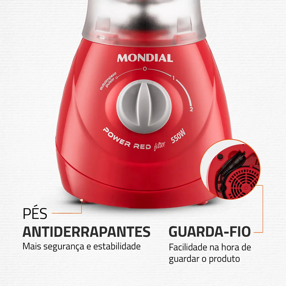Liquidificador Mondial Turbo Power L-77