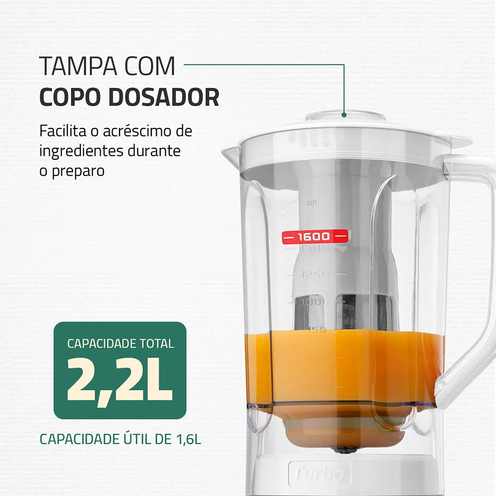 Liquidificador Mondial Turbo Power L-99-WG